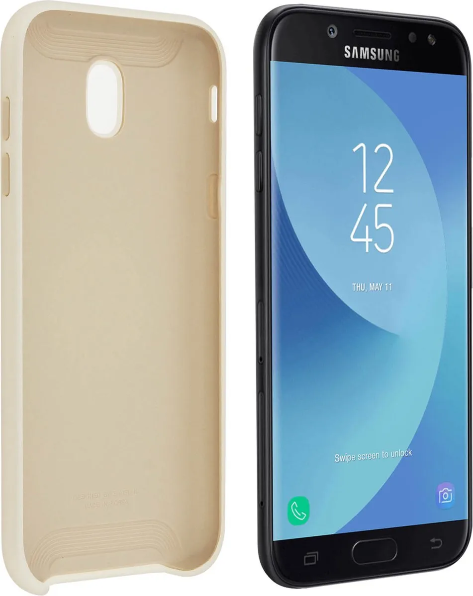 Samsung Dual Layer Cover Galaxy J7 (2017) - Goud