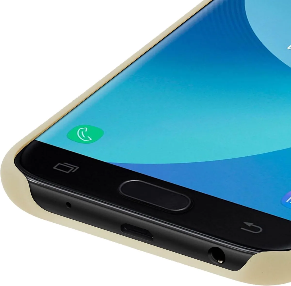 Samsung Dual Layer Cover Galaxy J7 (2017) - Goud