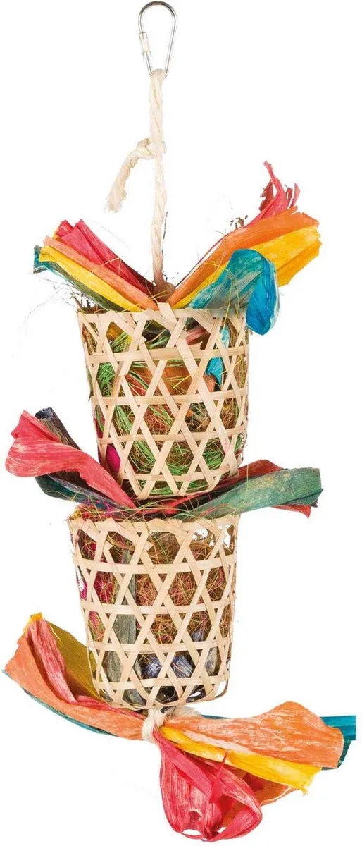 Trixie Vogel Natuurspeelgoed Palmblad Sisalkoord 35cm