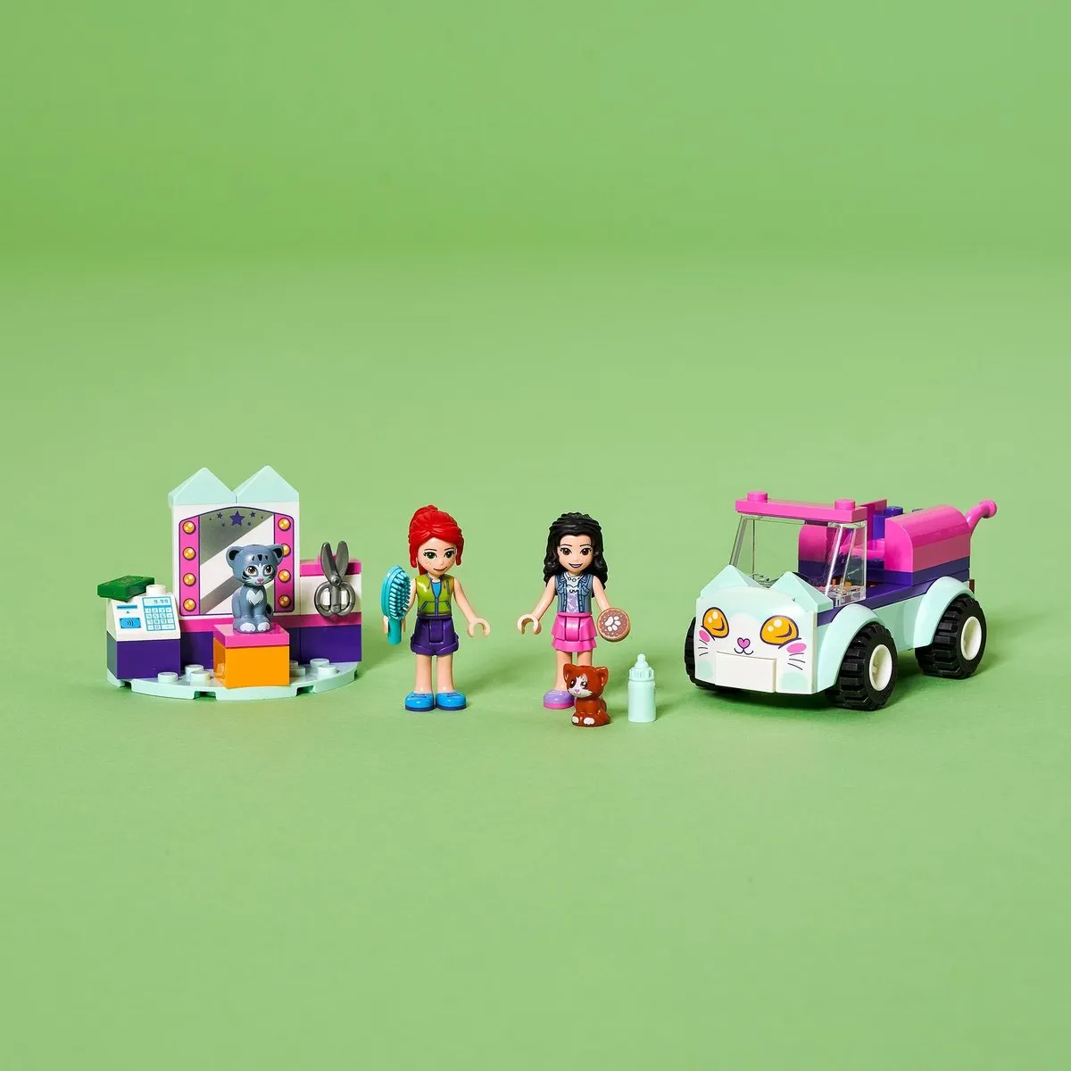 LEGO Friends Kattenverzorgingswagen 41439 - 4 Minifiguren - Multicolor