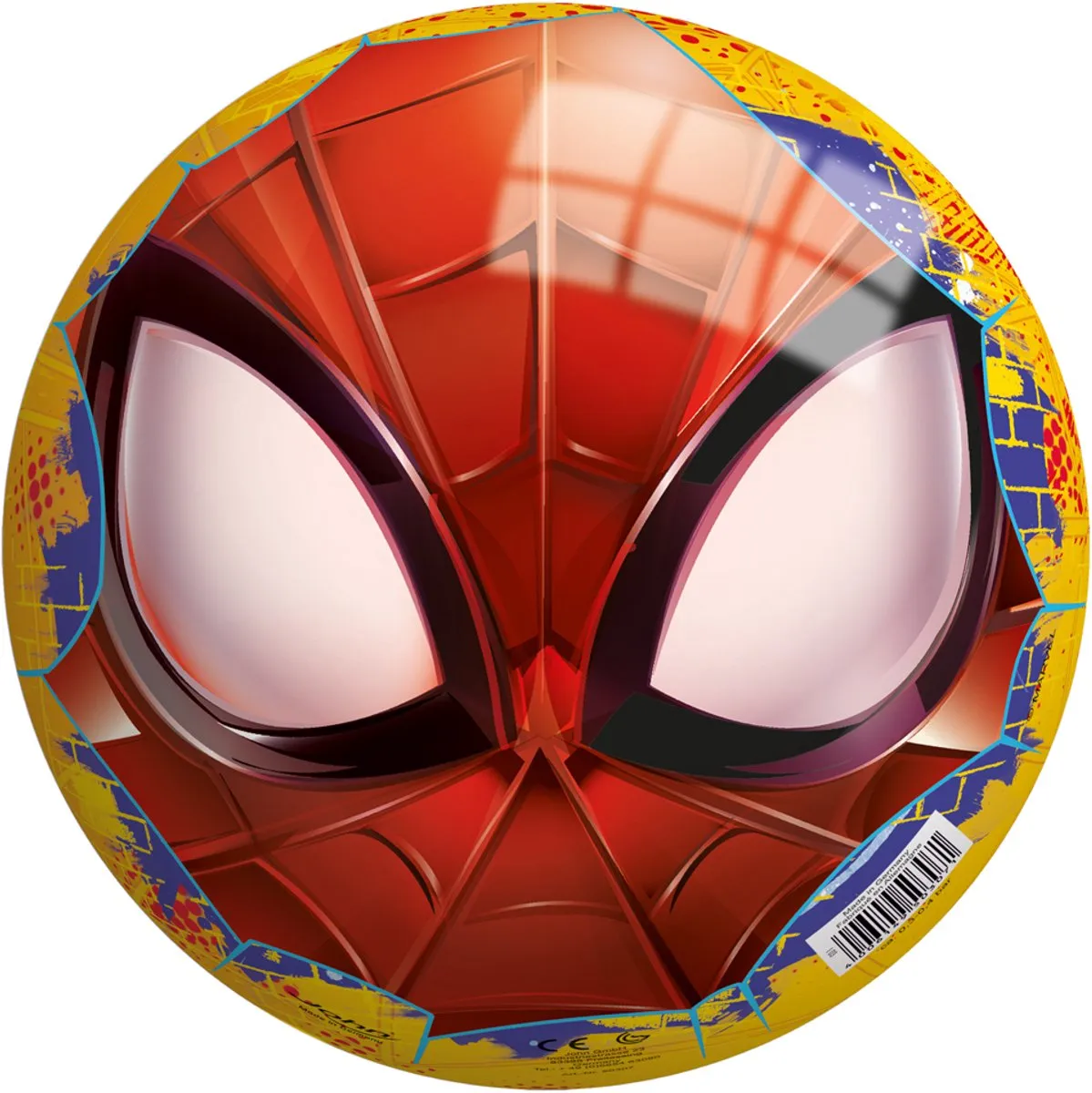 Spider-Man Bal 230mm Geel