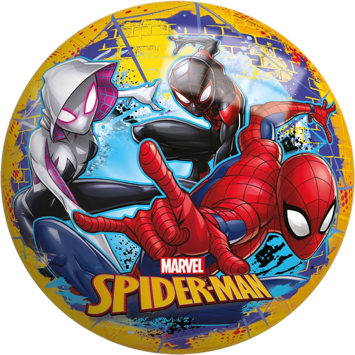 Spider-Man Bal 230mm Geel