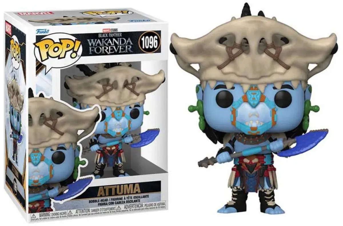 Marvel Funko POP! Wakanda Forever Attuma - 9cm - Multicolours