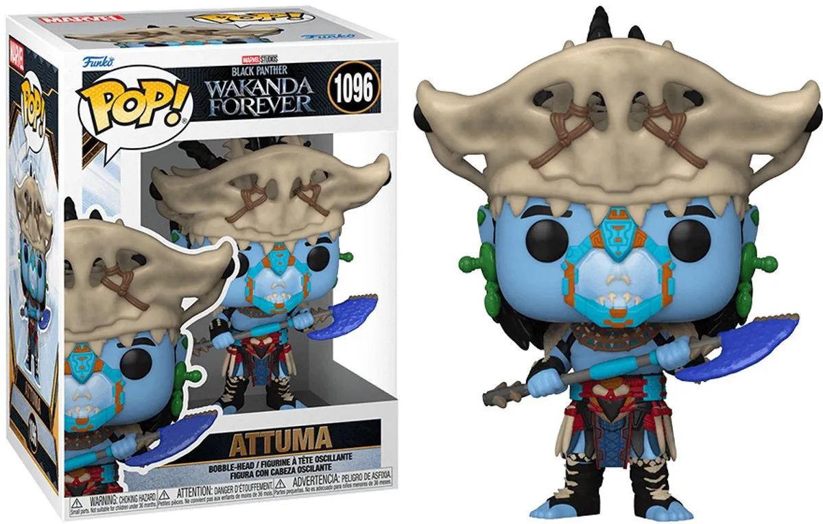 Marvel Funko POP! Wakanda Forever Attuma - 9cm - Multicolours - afbeelding 6 van 6