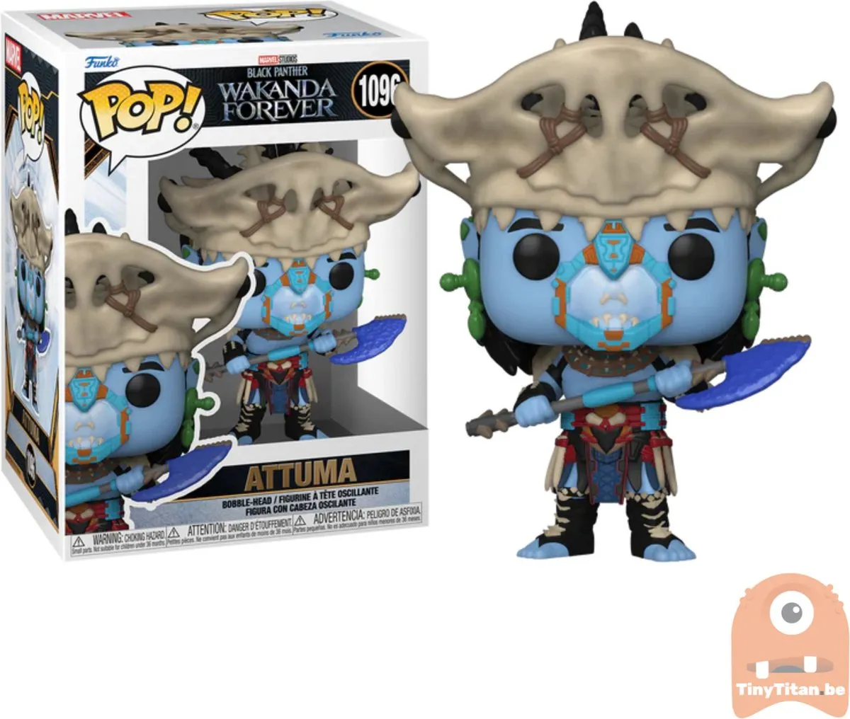Marvel Funko POP! Wakanda Forever Attuma - 9cm - Multicolours