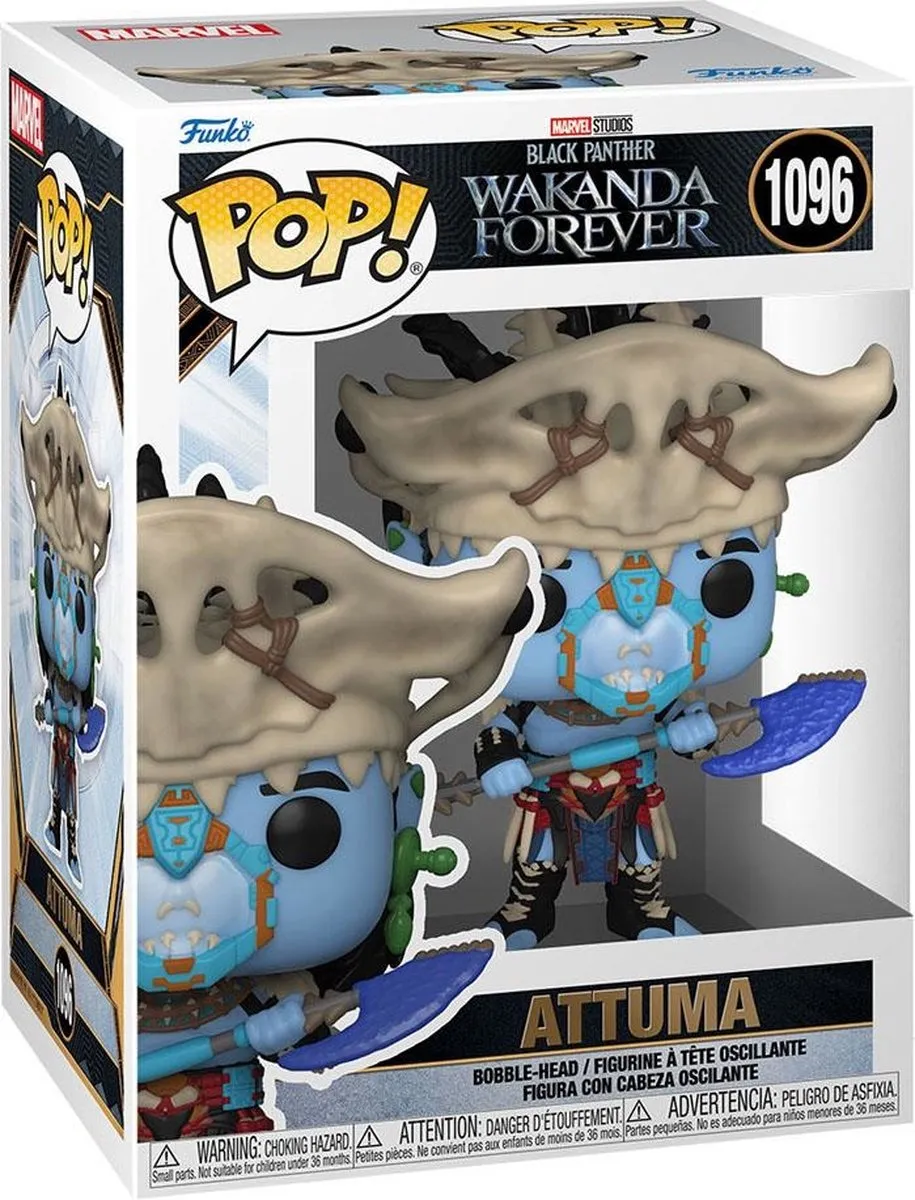 Marvel Funko POP! Wakanda Forever Attuma - 9cm - Multicolours