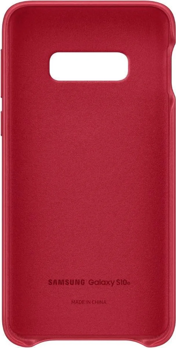 Samsung EF-VG970LREGWW Lederen Hoesje - Rood