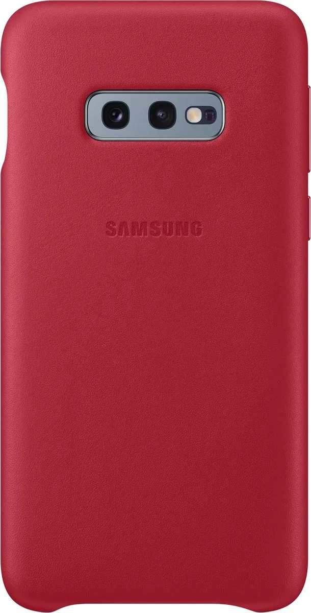Samsung EF-VG970LREGWW Lederen Hoesje - Rood