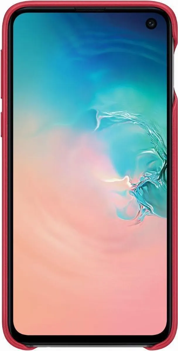 Samsung EF-VG970LREGWW Lederen Hoesje - Rood