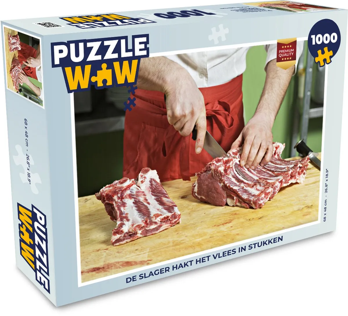 PuzzleWow Legpuzzel 1000 Stuks - Multicolor