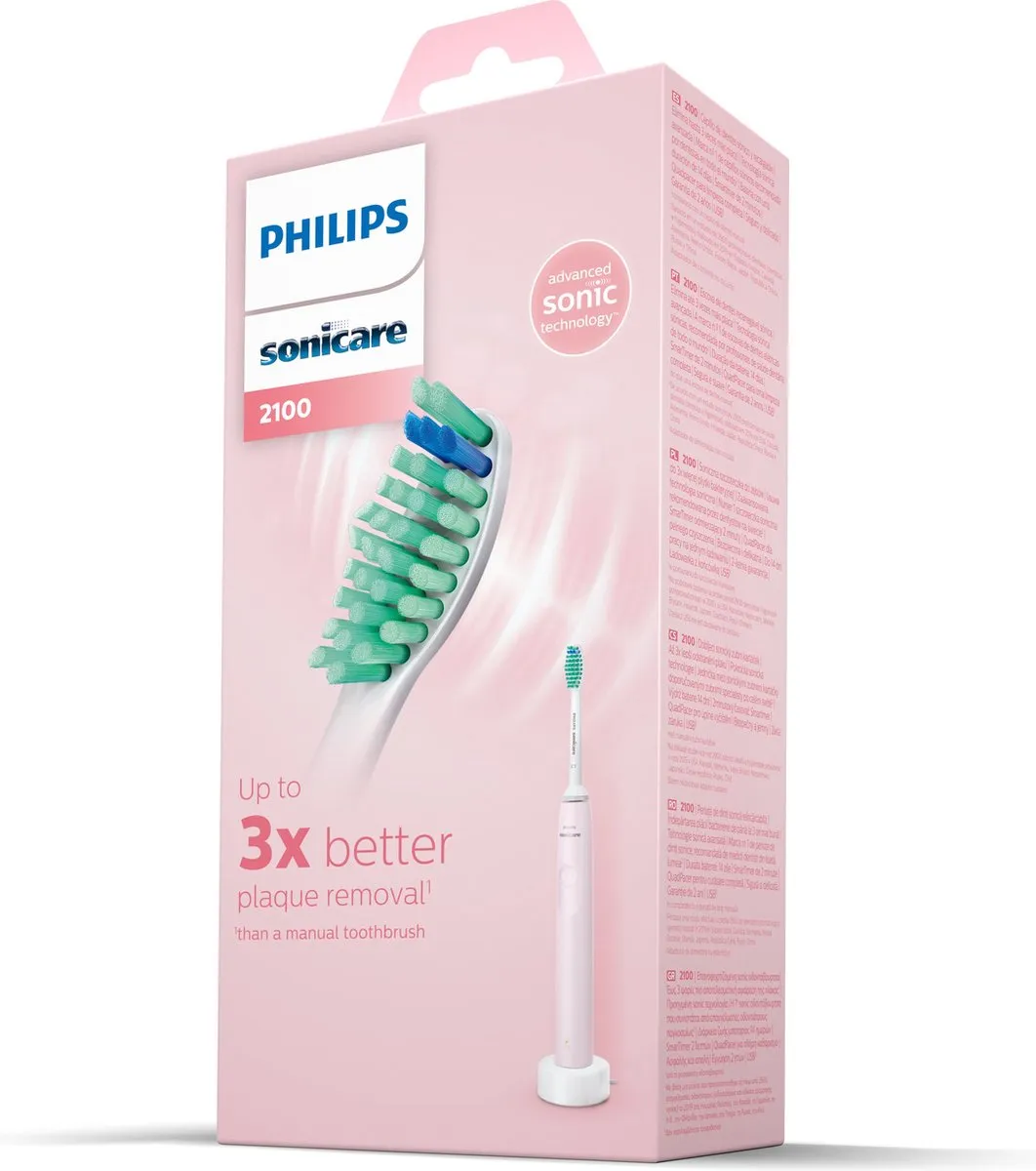 Philips Sonicare 2100 HX3651/11 Elektrische Tandenborstel - Roze