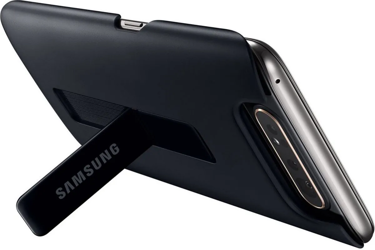 Samsung Standing Cover A80 - Zwart - 8801643967314 - afbeelding 6 van 6