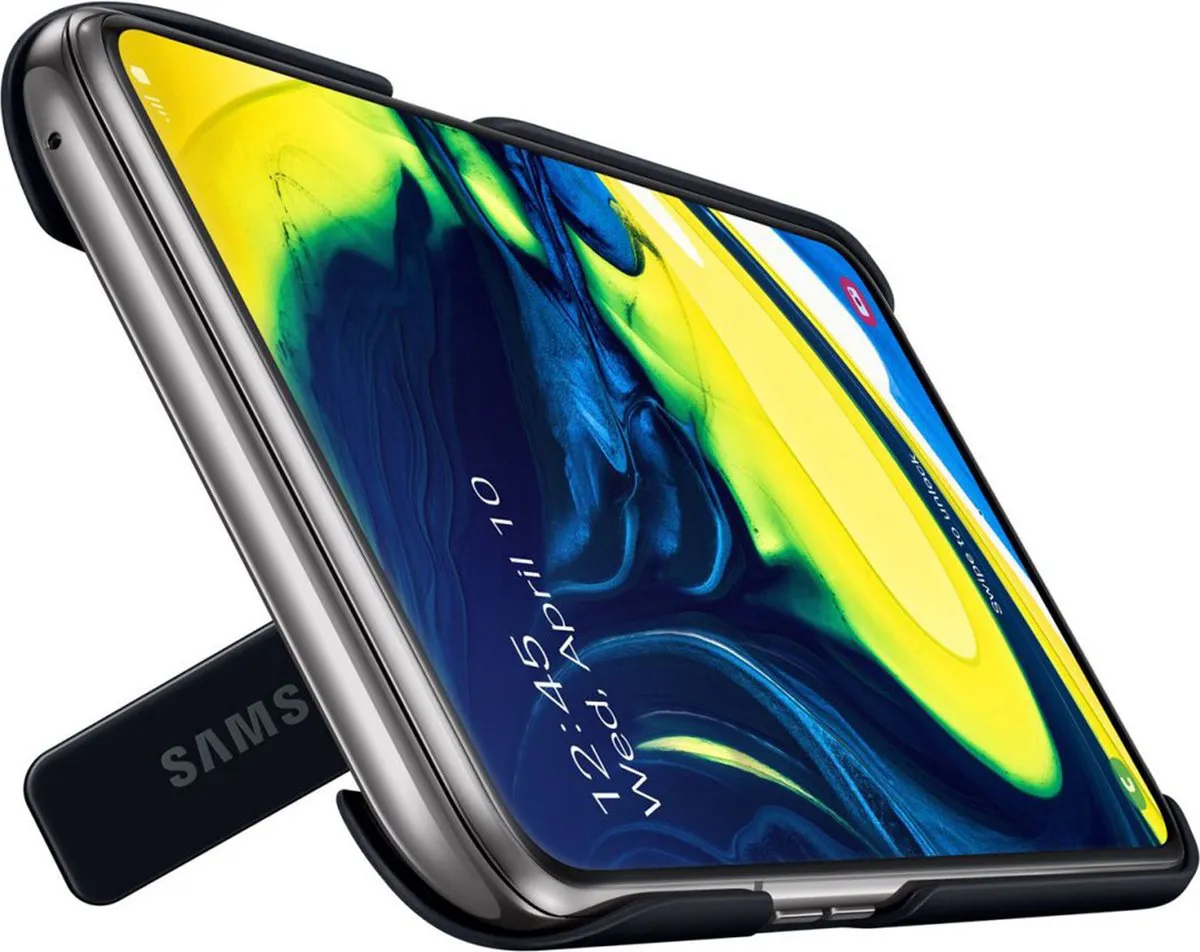 Samsung Standing Cover A80 - Zwart - 8801643967314
