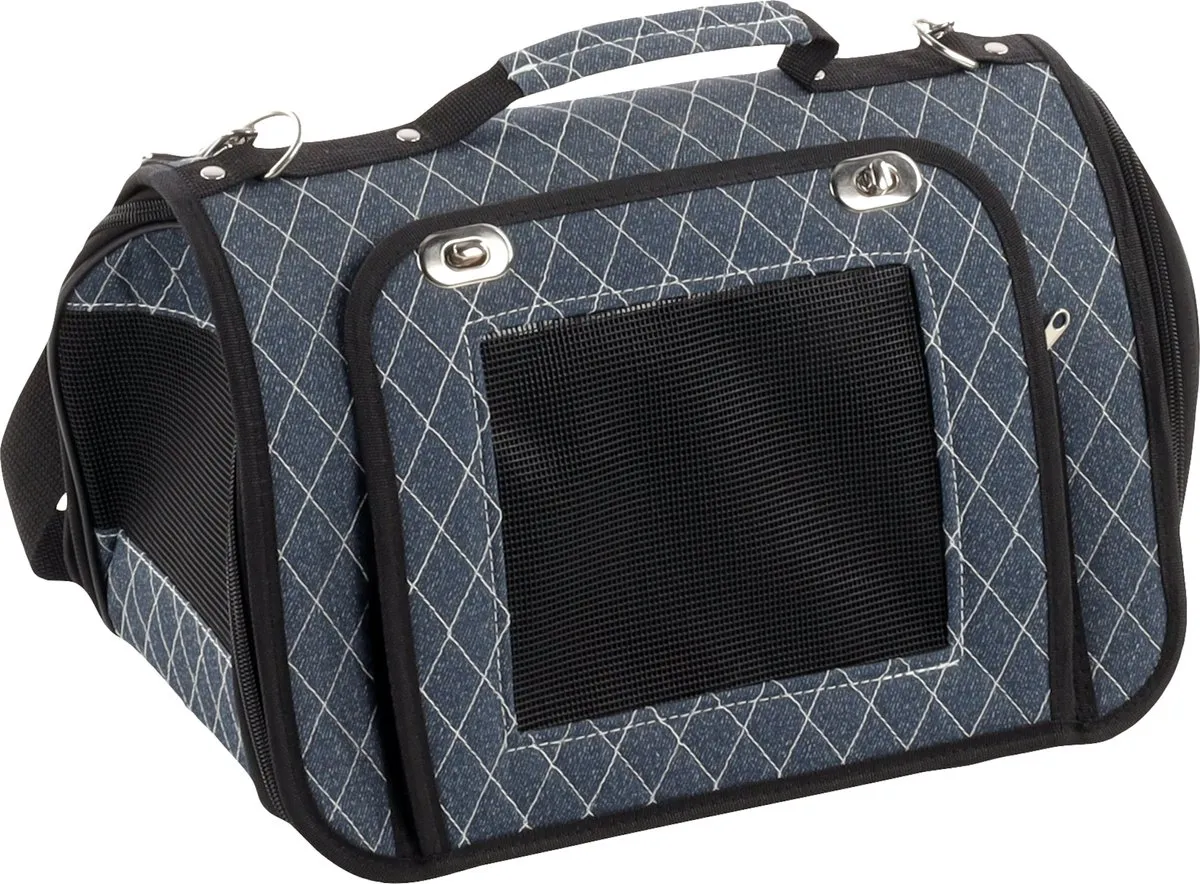 Flamingo Hondentas Audrey Blauw