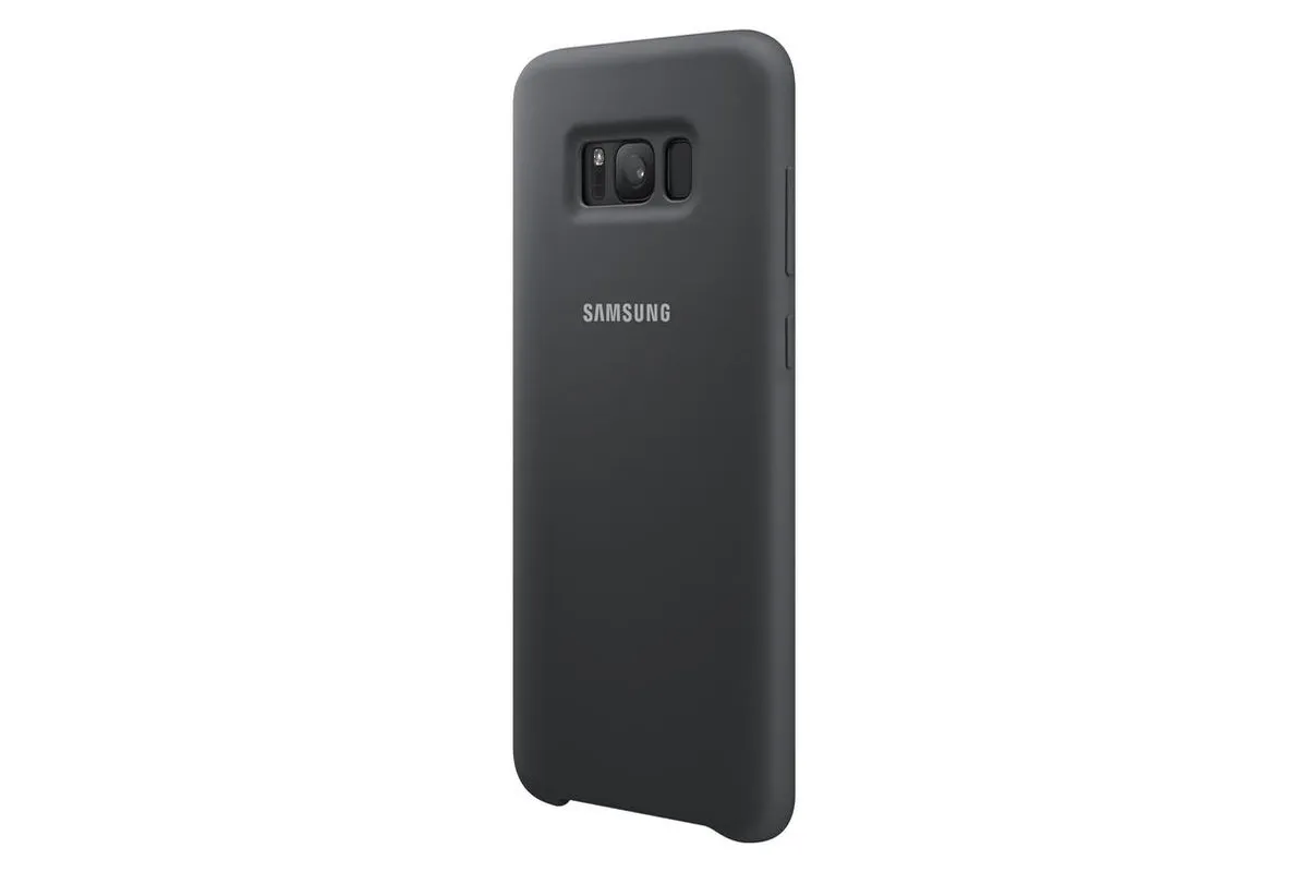 Samsung Siliconen Cover EF-PG955 voor Galaxy S8+ - Zilver/Grijs