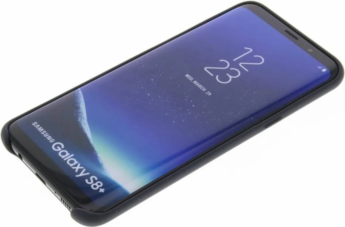 Samsung Siliconen Cover EF-PG955 voor Galaxy S8+ - Zilver/Grijs
