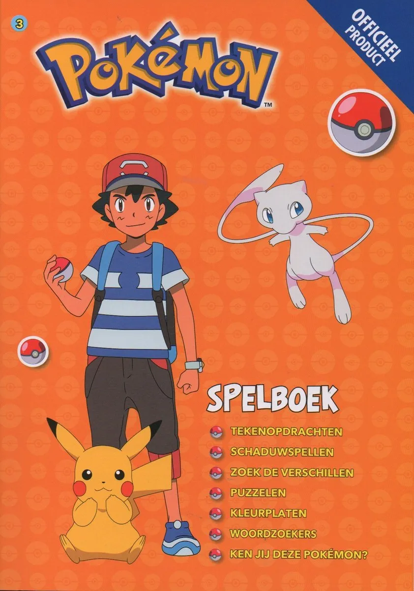 Pokémon Mega Bundel - 4 Spelboeken - Rood