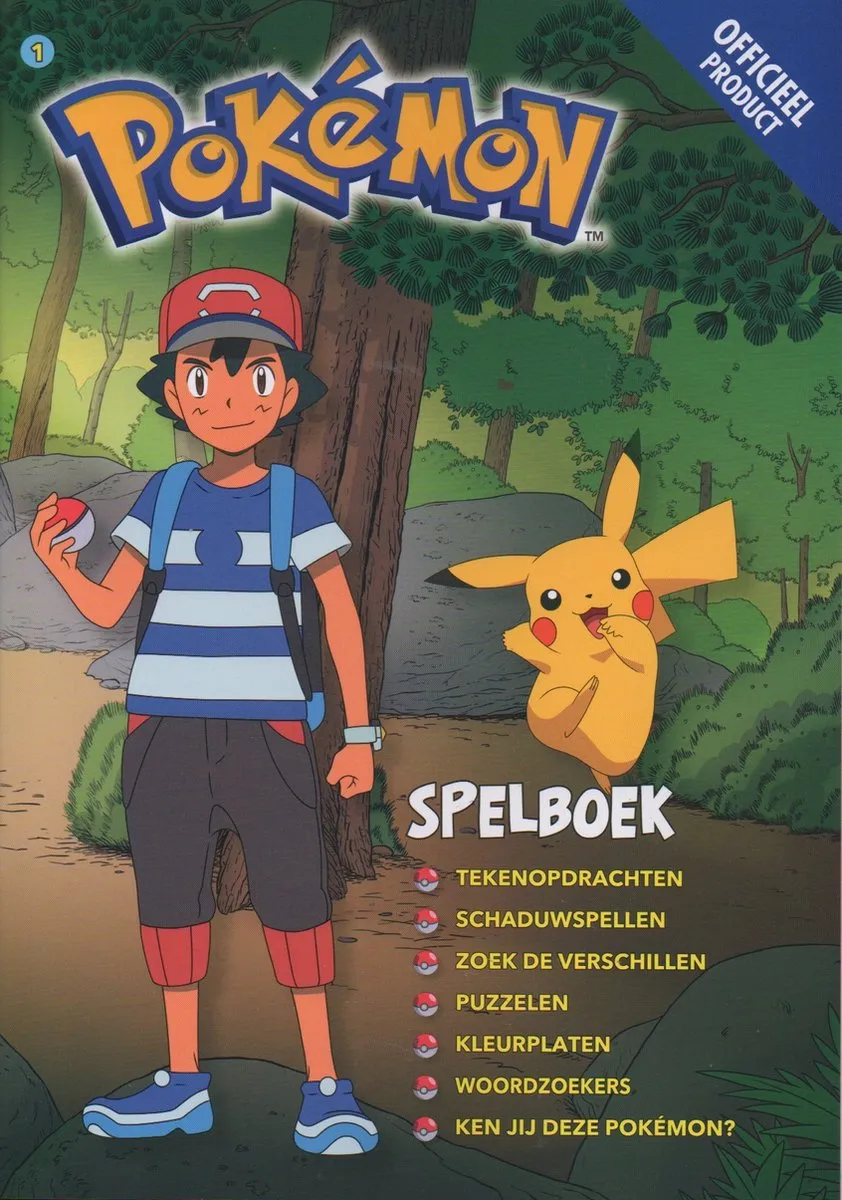 Pokémon Mega Bundel - 4 Spelboeken - Rood