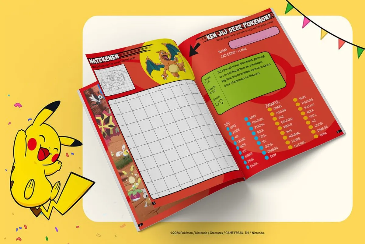 Pokémon Mega Bundel - 4 Spelboeken - Rood - afbeelding 6 van 6