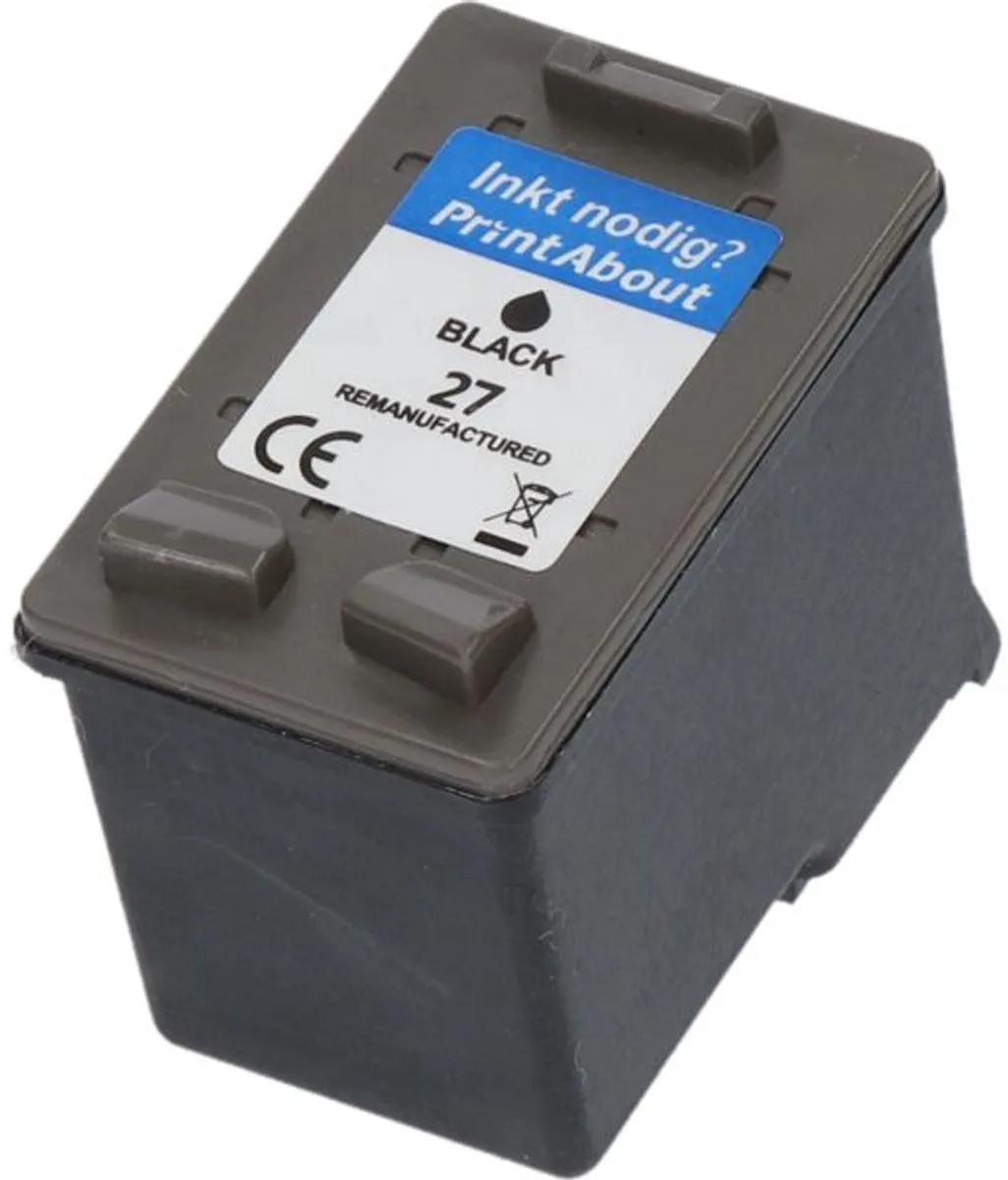 PrintAbout Inktcartridge C8727AE Zwart - 20ml - o.a. HP Photosmart