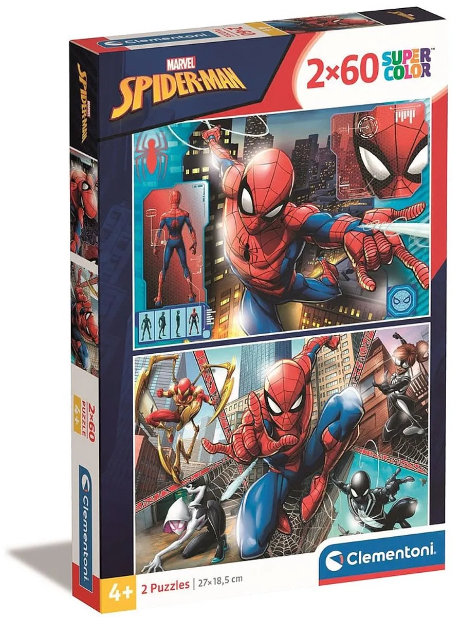 Clementoni Spider-Man Puzzel 120 Stuks - Multicolor