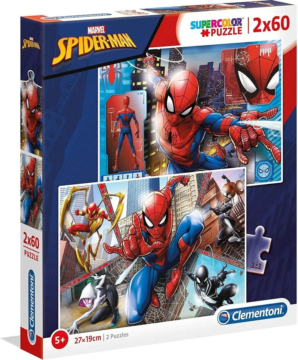 Clementoni Spider-Man Puzzel 120 Stuks - Multicolor