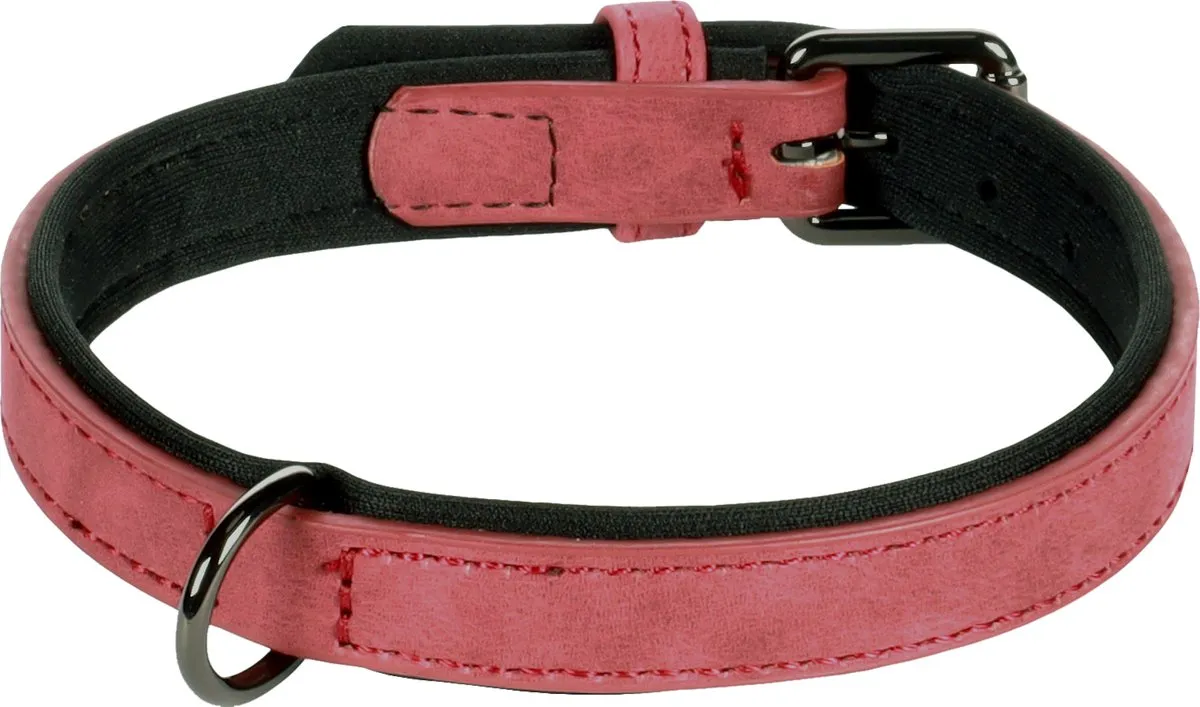 Flamingo Delu Halsband Honden - Rood S 29-35cm - afbeelding 2 van 3
