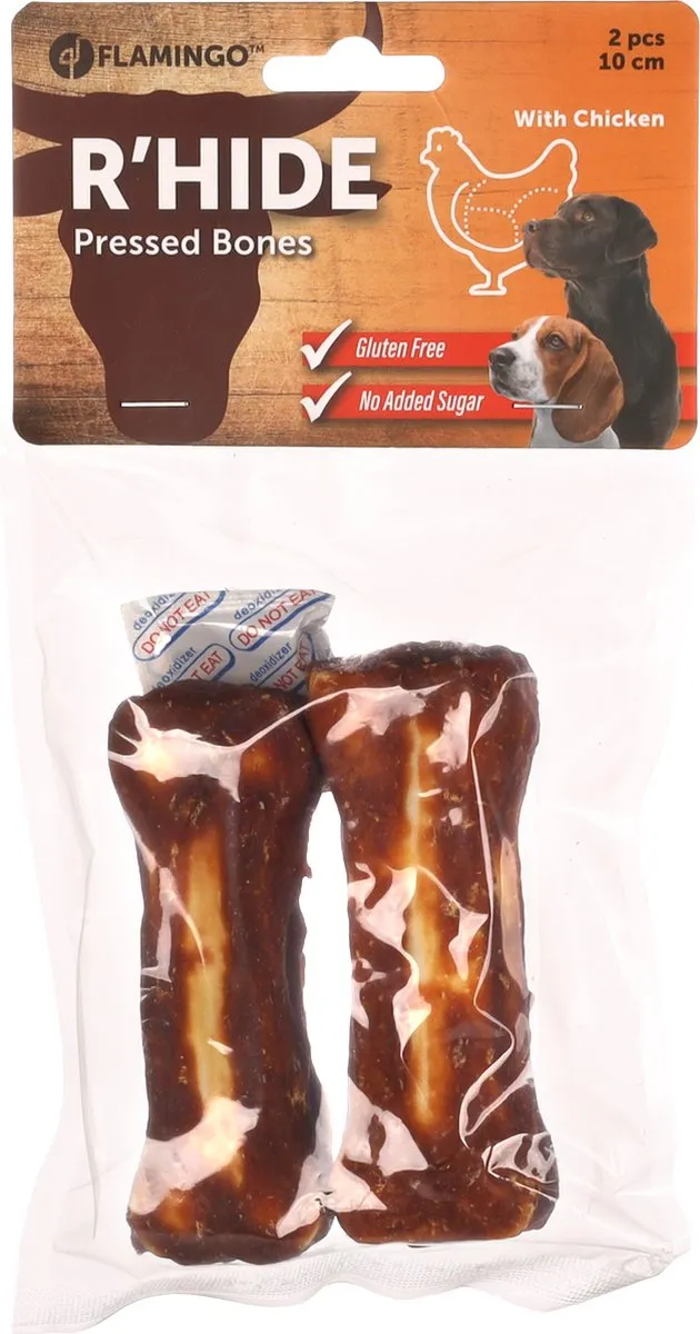 Flamingo Hondensnack Kip - 2 Stuks 120 gram