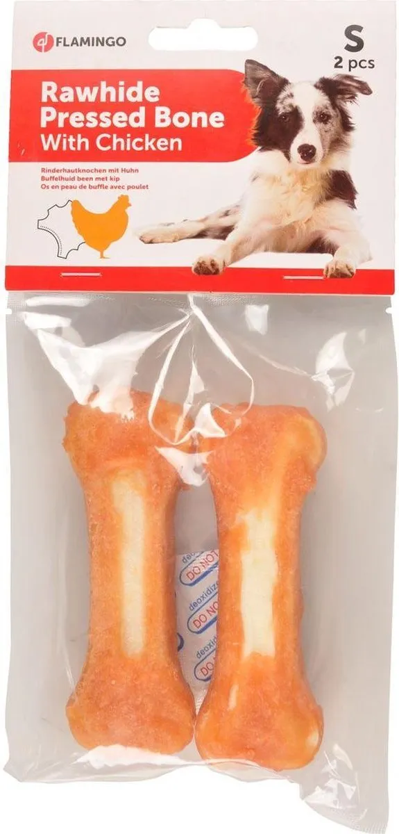 Flamingo Hondensnack Kip - 2 Stuks 120 gram