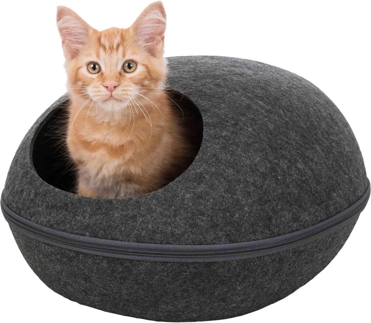 Trixie Kattenmand Relax Iglo Liva Antraciet 40x24x47cm - afbeelding 6 van 6