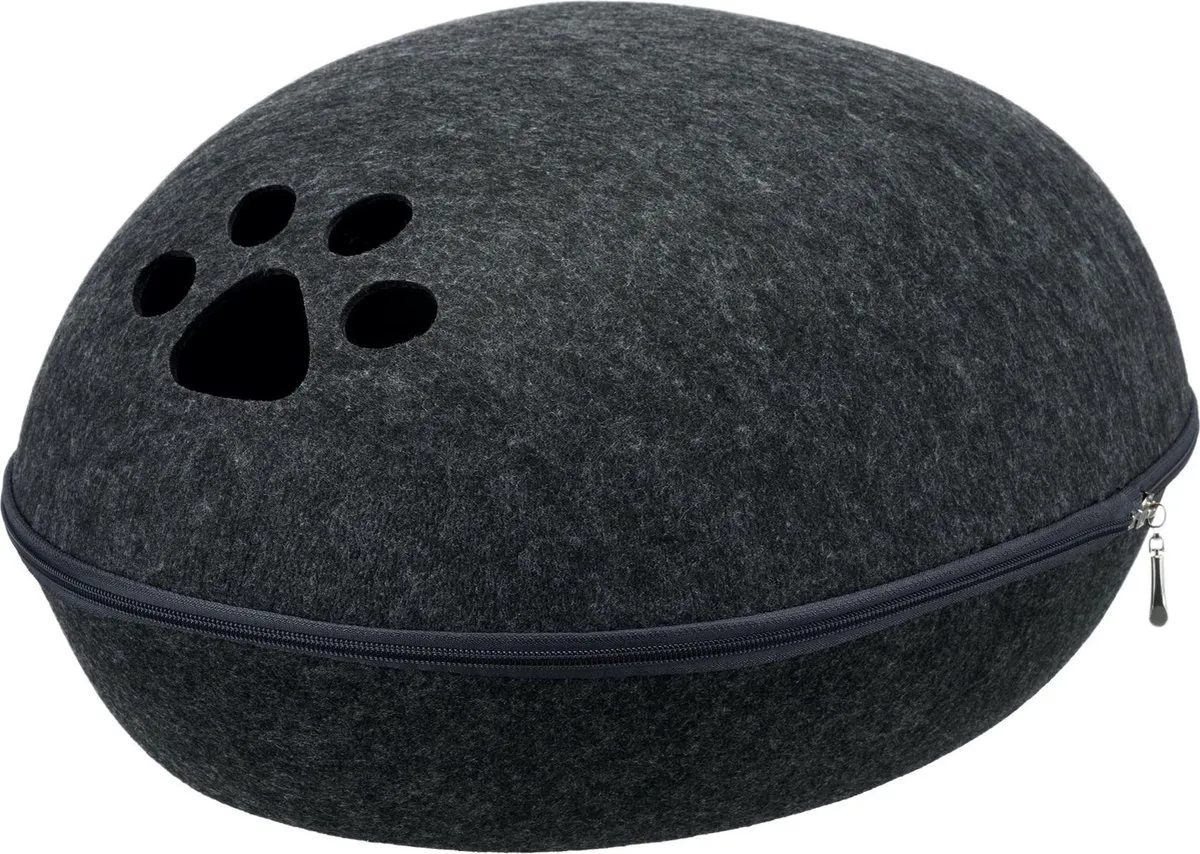 Trixie Kattenmand Relax Iglo Liva Antraciet 40x24x47cm - afbeelding 3 van 6