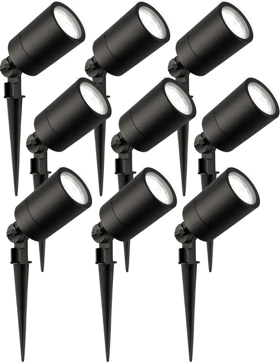 LEDVION 9x LED Prikspots 5W 6500K