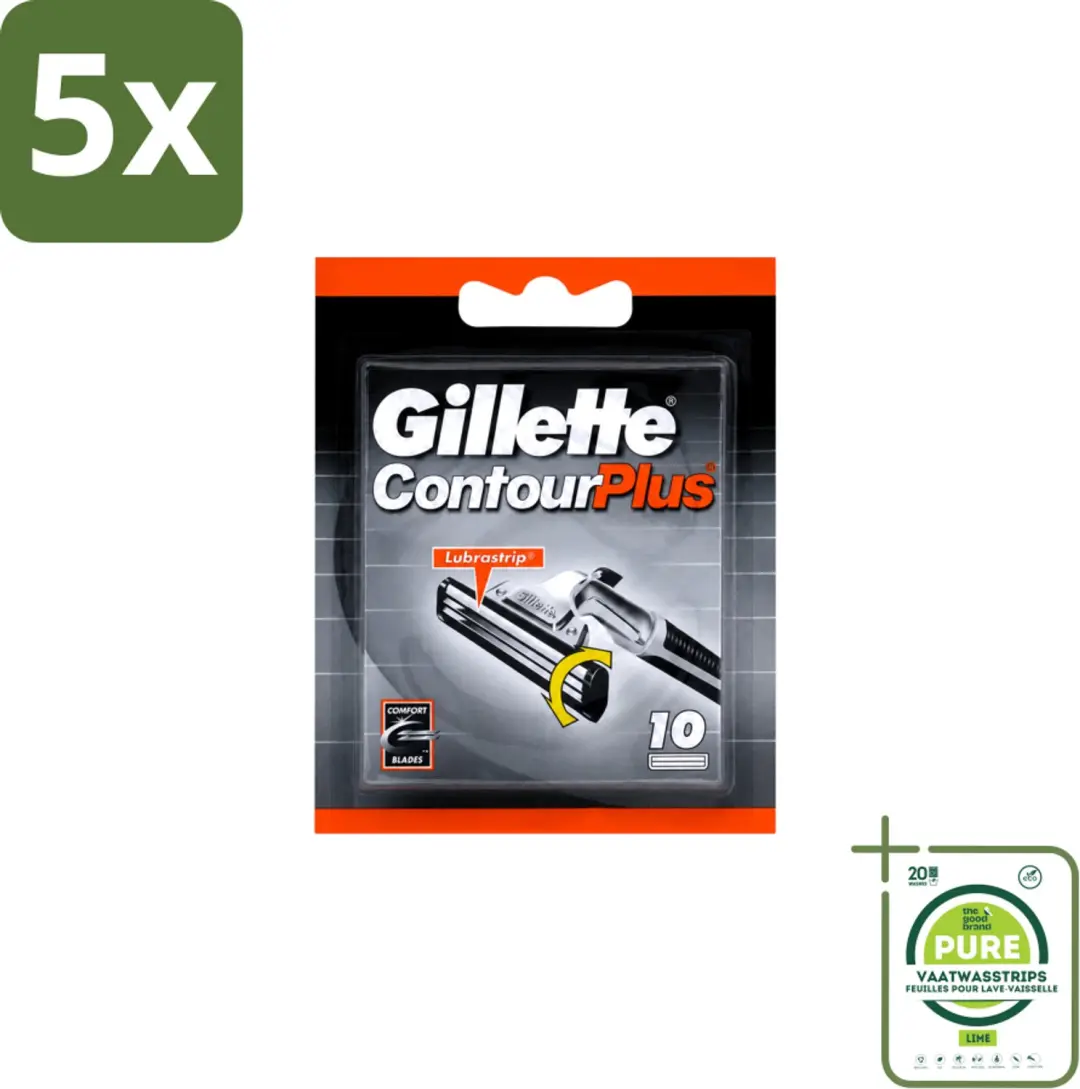 5 x Gillette Contour Plus