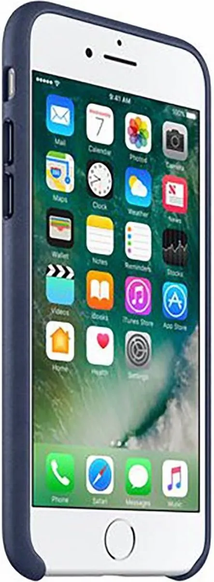 Apple Leren Hoesje MMY32ZM/A - Donkerblauw