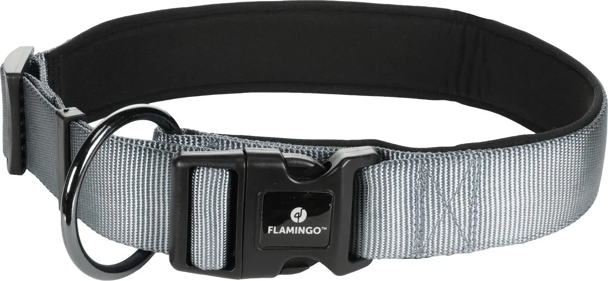 Flamingo Abbi Halsband Grijs XXXL 65-70cm