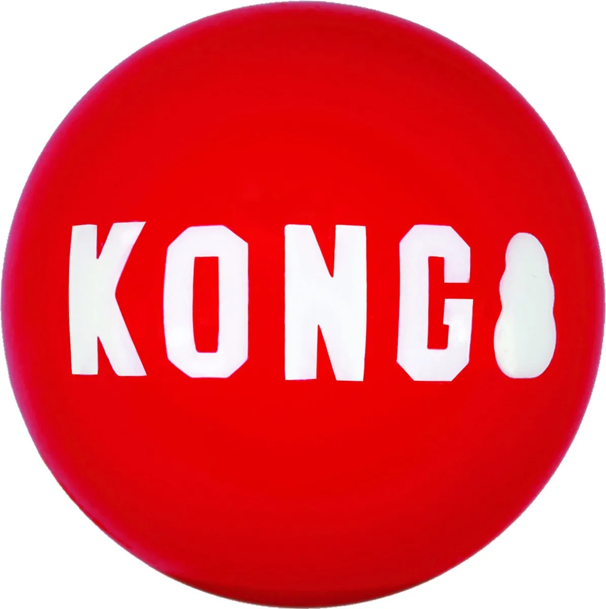 KONG Signature Balls L - Rood - 2 Stuks - afbeelding 6 van 6