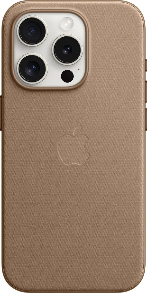 Apple FineWoven Hoesje iPhone 15 Pro MT4J3ZM/A - Taupe