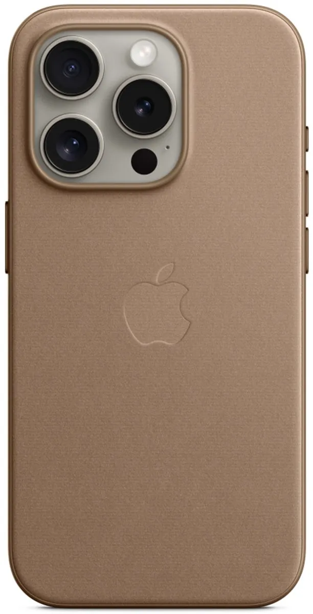 Apple FineWoven Hoesje iPhone 15 Pro MT4J3ZM/A - Taupe