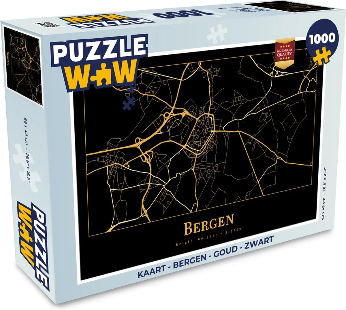 PuzzleWow Bergen Legpuzzel 1000 Stuks