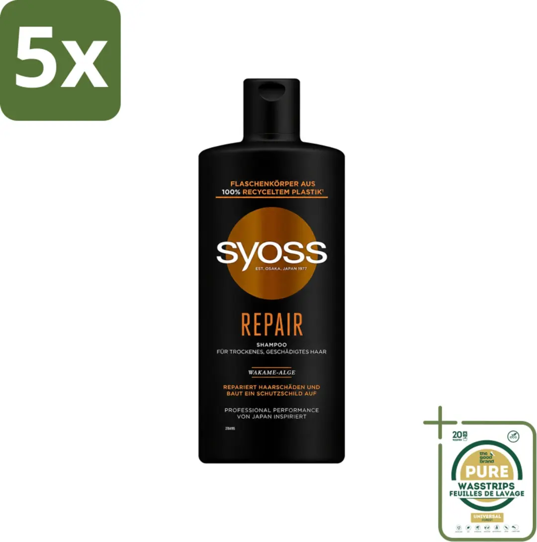 5 x Syoss Repair Shampoo