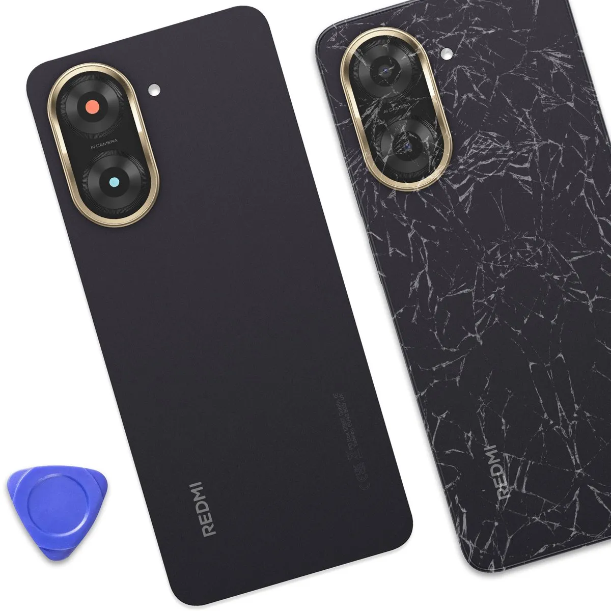 Xiaomi Redmi A5 4G Achterglas & Cover - Zwart