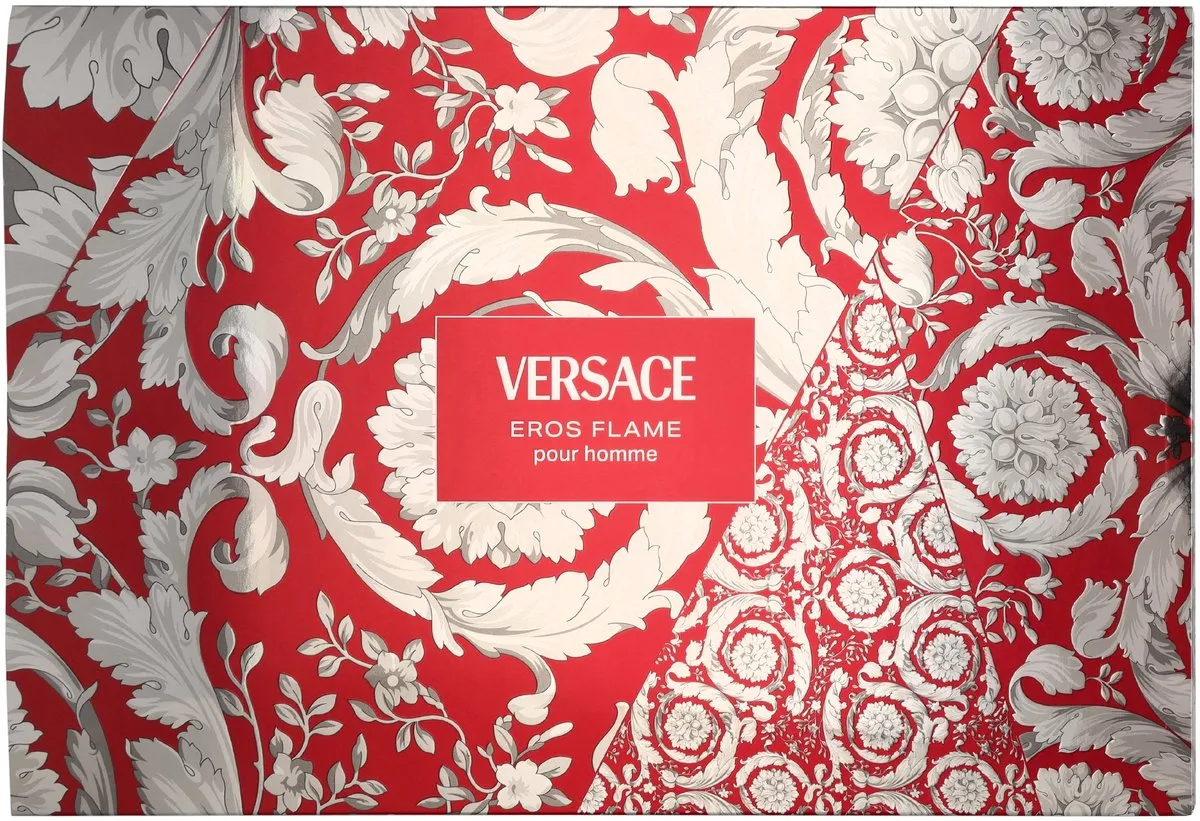 Versace Eros Flame Heren Parfumset - 3 Stuks