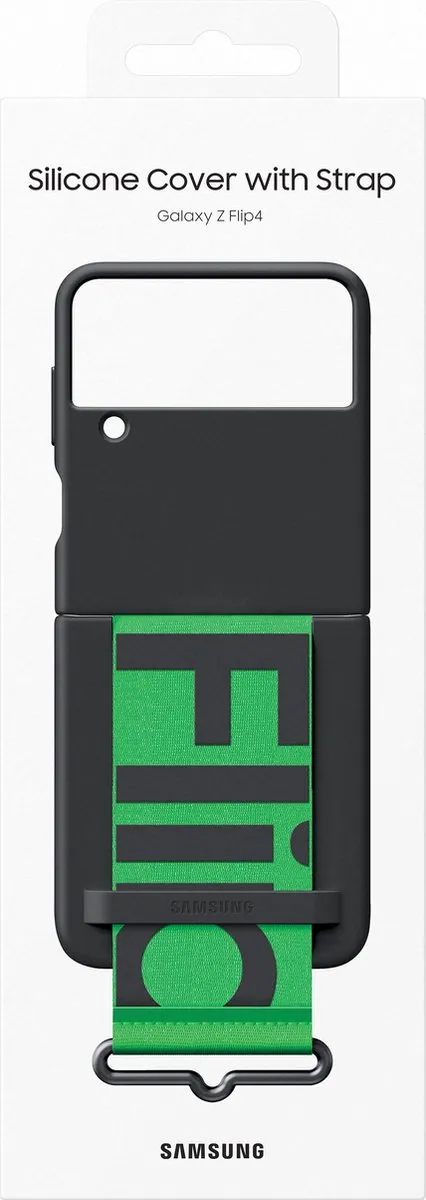 Samsung Siliconen Cover Z Flip4 EF-GF721TBEGWW - Zwart