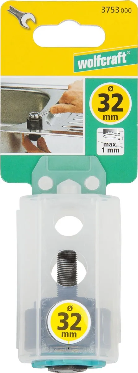 Wolfcraft Gatenpons 32mm - Metaal/Aluminium - 3753000