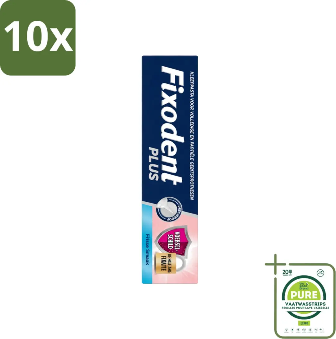 10 x Fixodent Plus