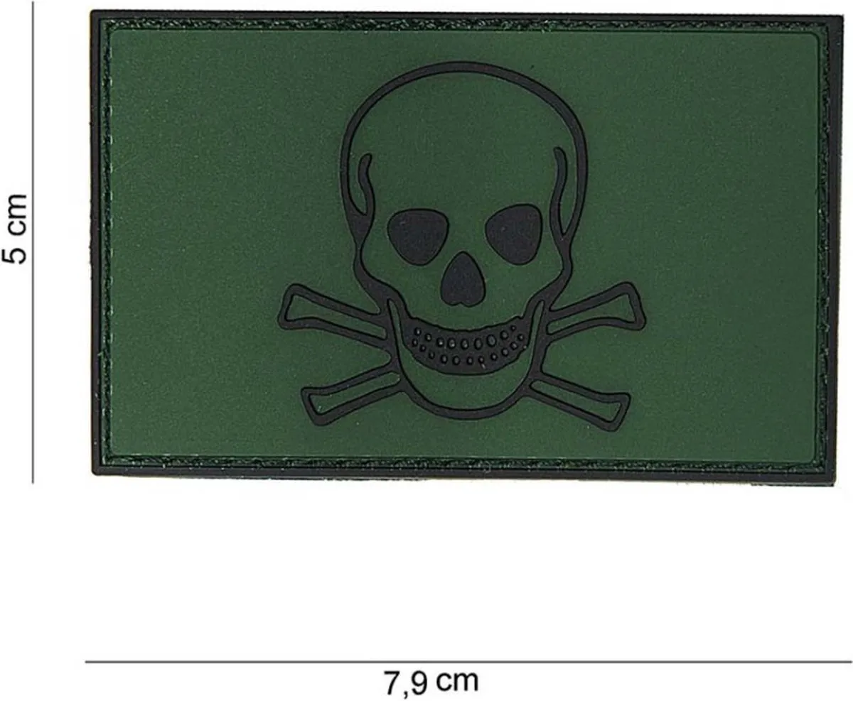 101 Inc Embleem 3D Skull And Bones