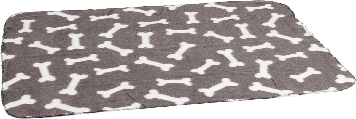 Flamingo Fleece Deken Grijs