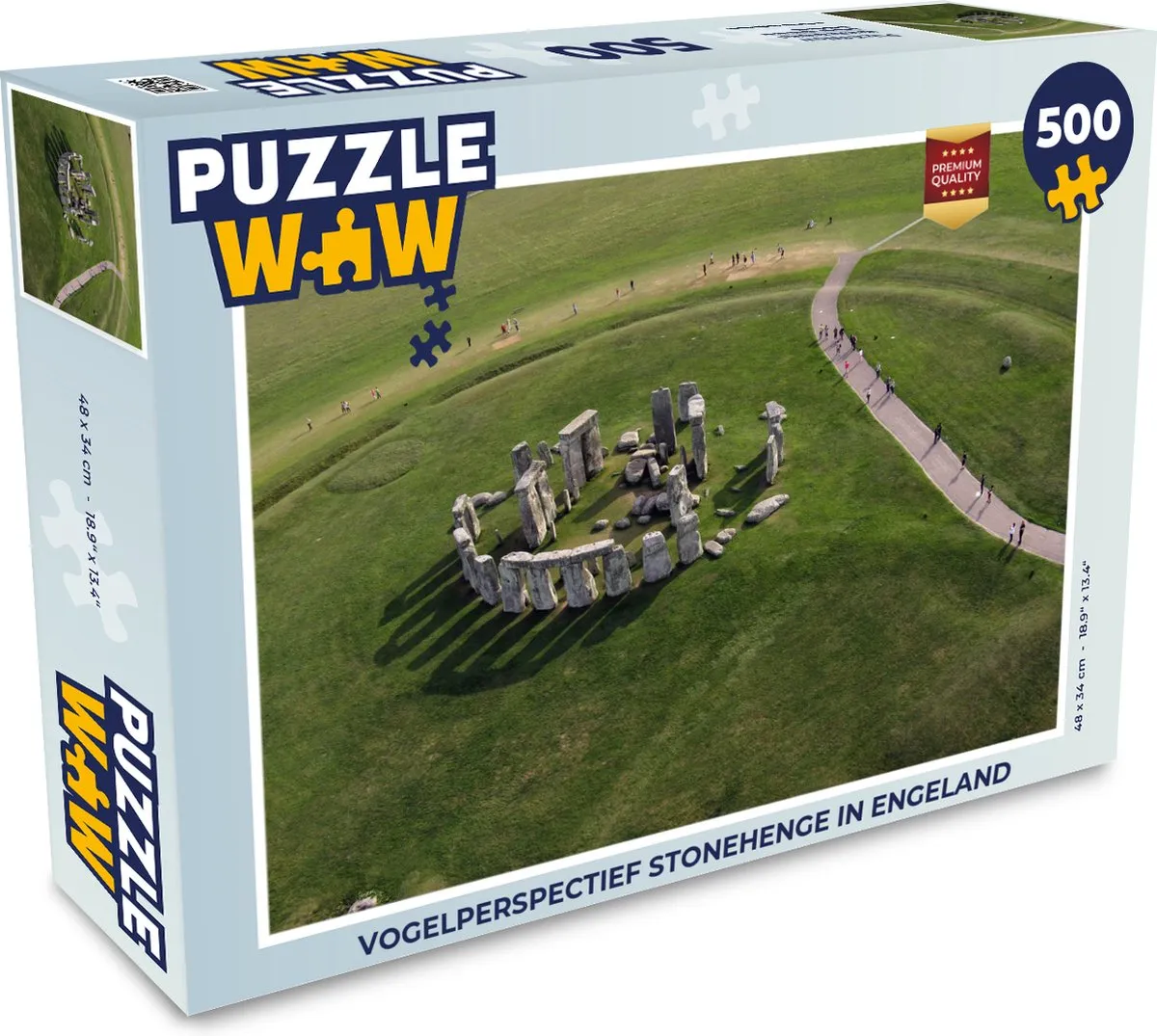 PuzzleWow Stonehenge Legpuzzel 500 Stuks