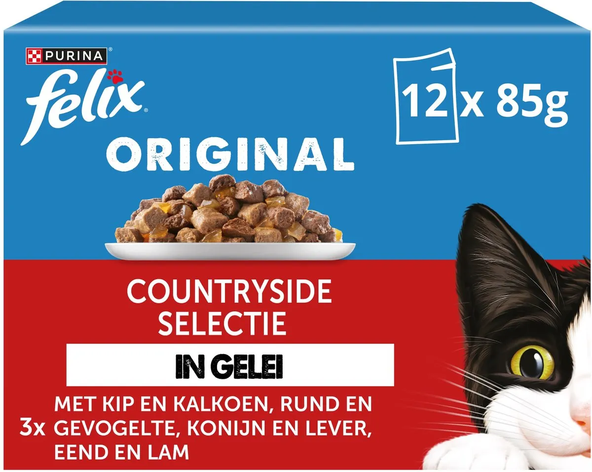 Felix Original Countryside Selectie Natvoer - 48 x 85g