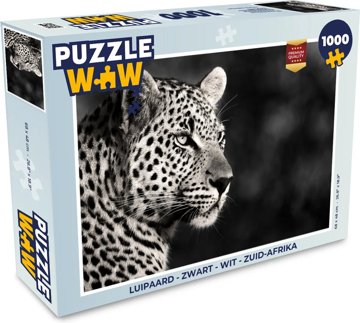 PuzzleWow Luipaard Puzzle 1000 Stuks